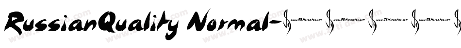 RussianQuality Normal字体转换